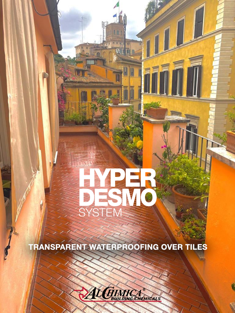 Transparent Waterproofing with HYPERDESMO®-T in Rome Quirinal zone